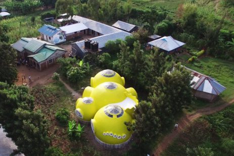 Better Me Kenya Sustainable Yellow Dome Home