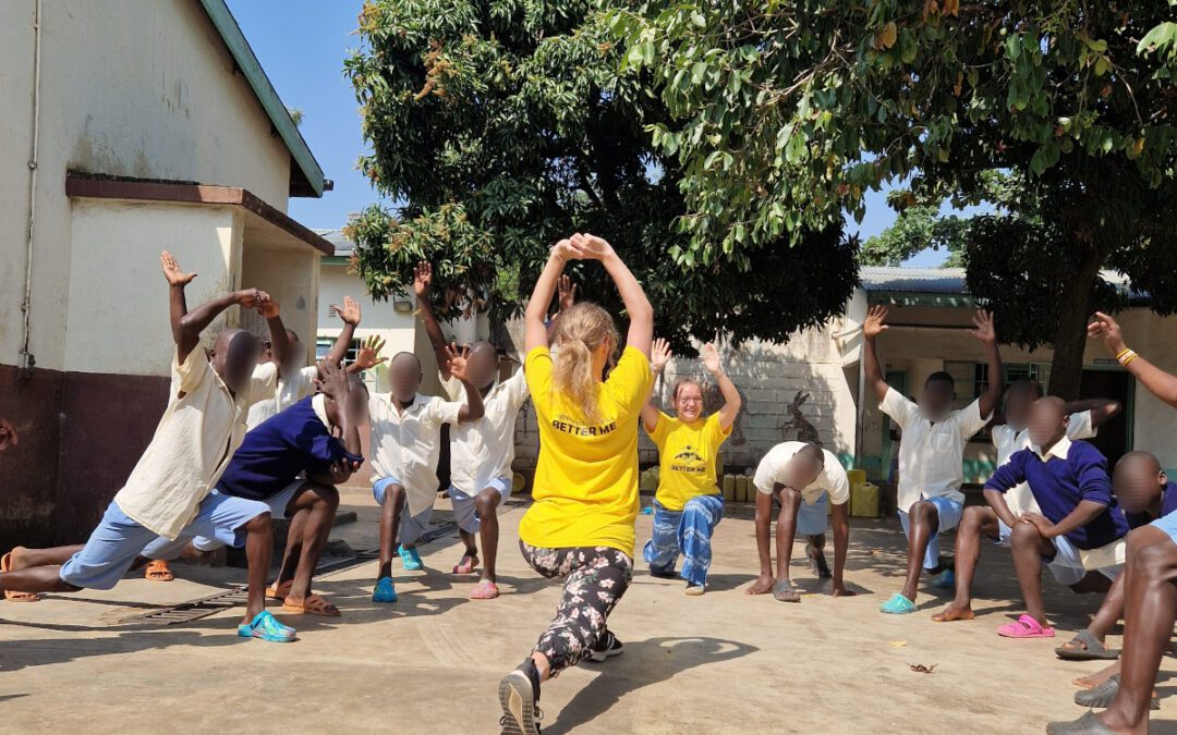 Stretching Class with the Older Boys @ Remand Home